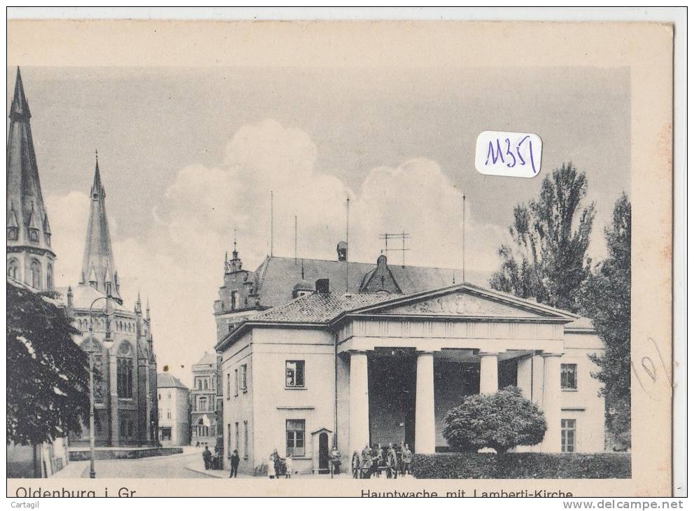 CPA - 11351-Allemagne - Oldenburg - Hauptwache Mit Lamberti Kirche-Envoi Grtuit - Oldenburg