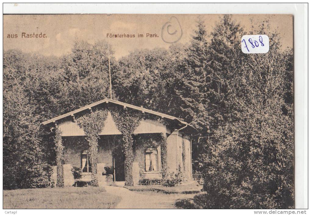 CPA - 7808-Allemagne - Rastede - Försterhaus Im Park -2scans -Envoi Gratuit - Rastede