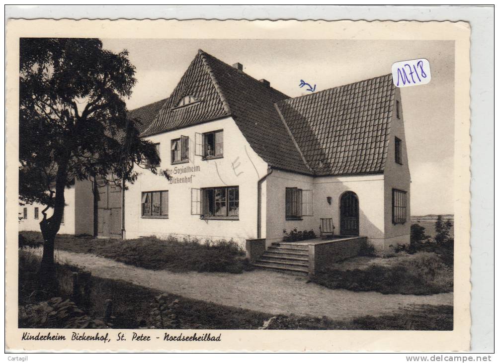 CPM GF  - 11718-Allemagne - St Peter -  Kinderheim Birkenhof Um 1964-Envoi Grartuit - St. Peter-Ording