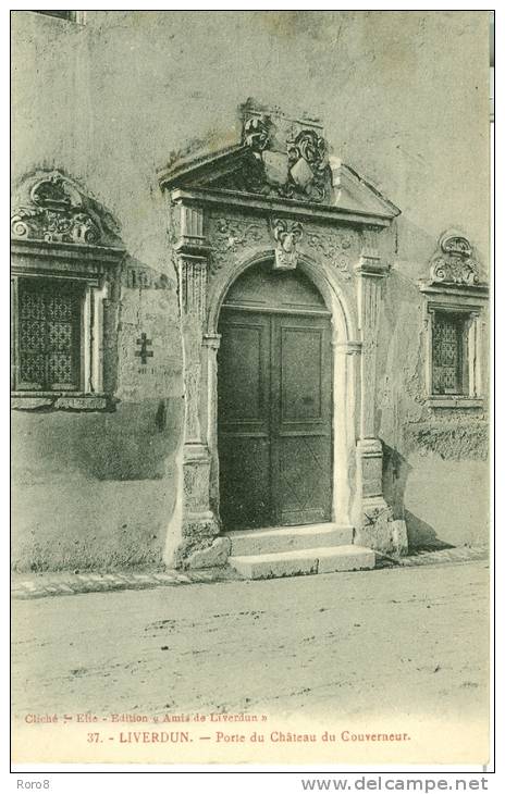 54 - LIVERDUN - Porte Du Château Du Gouverneur - 37    Avec Timbre Anti Tuberculeux Au Verso - Liverdun