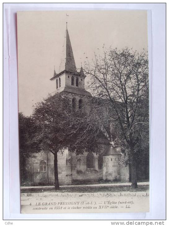 37 - BB - LE GRAND PRESSIGNY - L' EGLISE - Le Grand-Pressigny