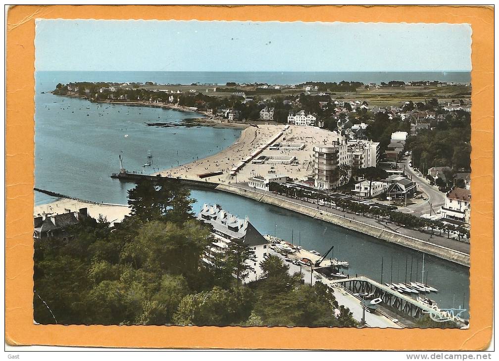 44  LE  POULIGUEN    LA  PLAGE   VUE  AERIENNE - Le Pouliguen