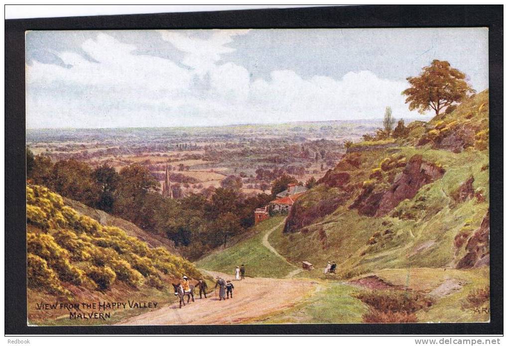 RB 869 - J. Salmon ARQ A.R. Quinton Postcard - View From The Happy Valley Malvern Worcestershire - Autres & Non Classés