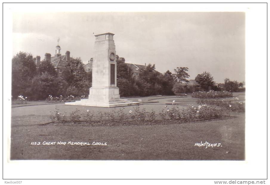 GOOLE  Great  War Memorial - Other & Unclassified