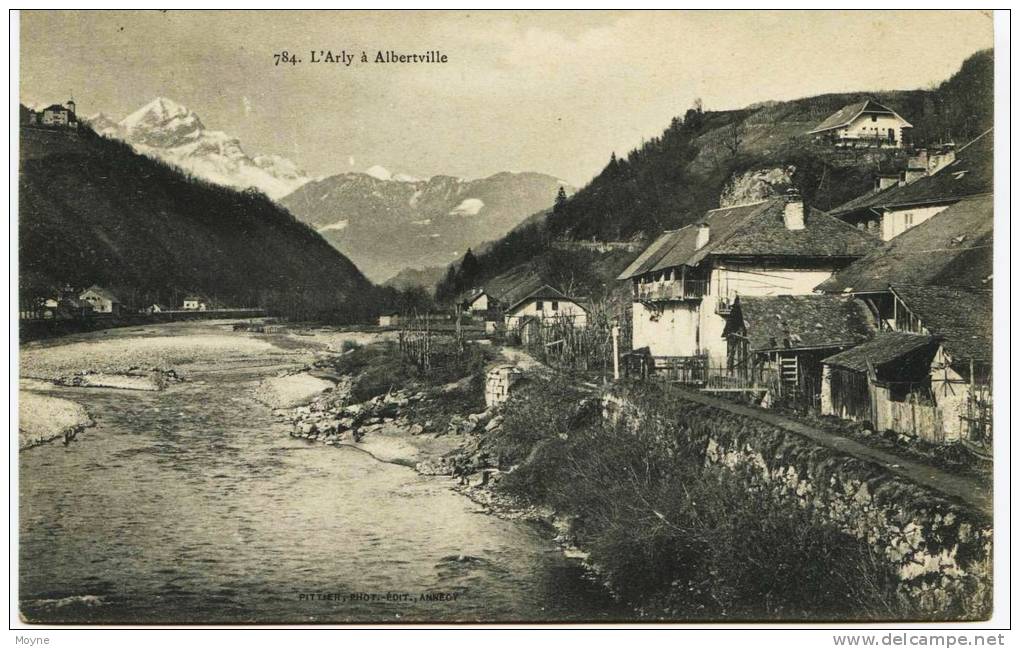 4785  - Savoie -  L'  ARLY  à   ALBERTVILLE   (vieilles Maisons , Rare) - Albertville