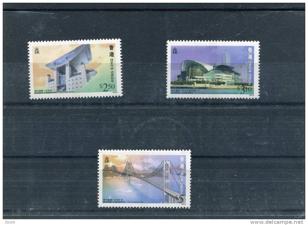 HONG KONG 1997 Y&T 835-837** - Unused Stamps
