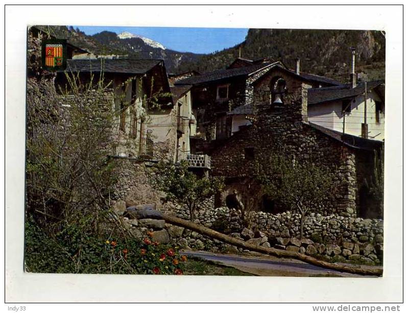 - ANDORRE . AFFRANCHISSEMENT SIMPLE SUR CP DE 1973 POUR LA FRANCE - Storia Postale