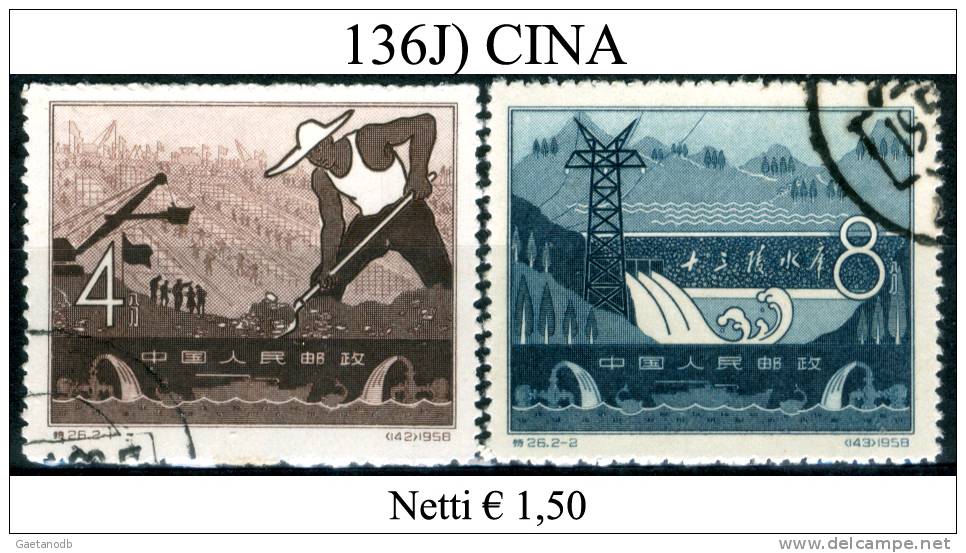 Cina-136J - Used Stamps