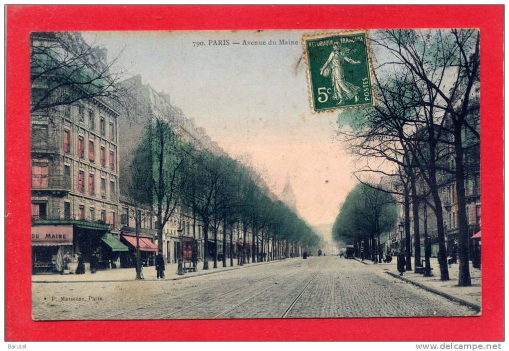 PARIS 14 --> Avenue Du Maine - Arrondissement: 14