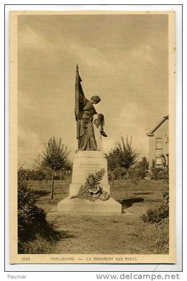 Phalsbourg    Monument Aux Morts - Phalsbourg