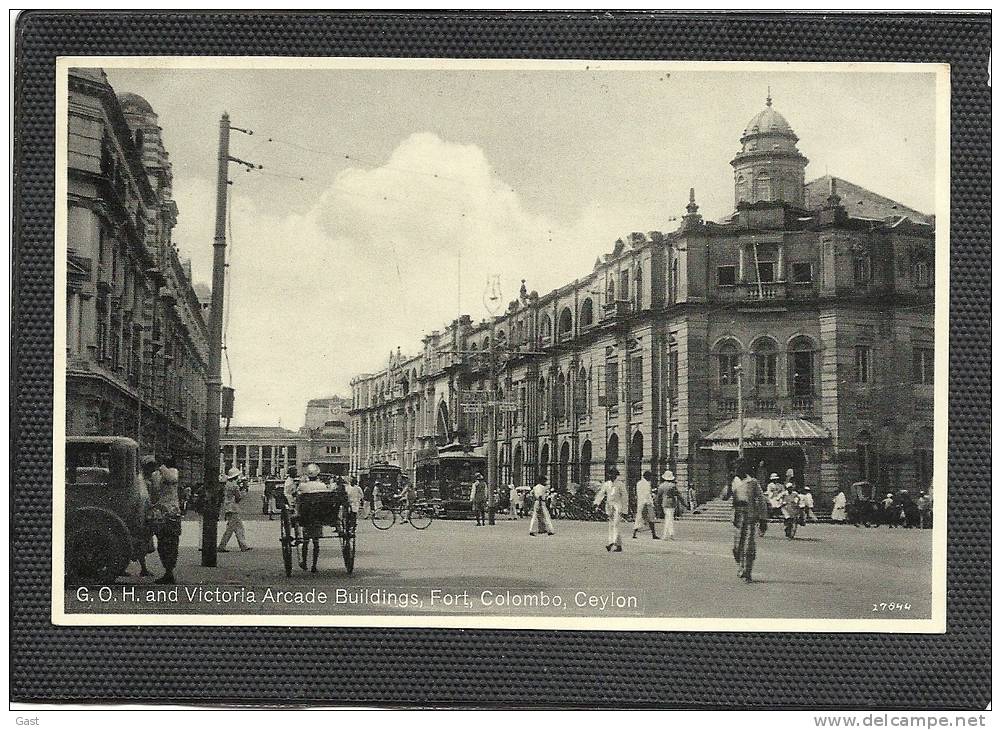 COLOMBO    G. O. H. AND   VICTORIA    ARCADE   BUILDING    FORT - Sri Lanka (Ceylon)