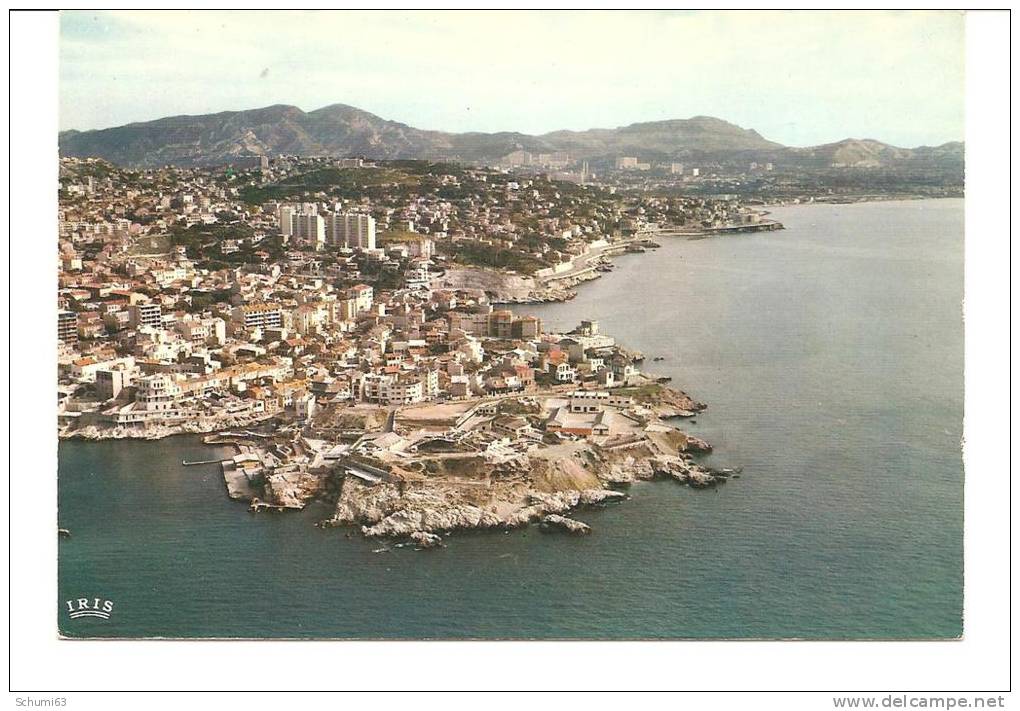 D--13-  Cpm---  Marseille --vue Aerienne  De La Corniche --  A  Voir - Endoume, Roucas, Corniche, Beaches