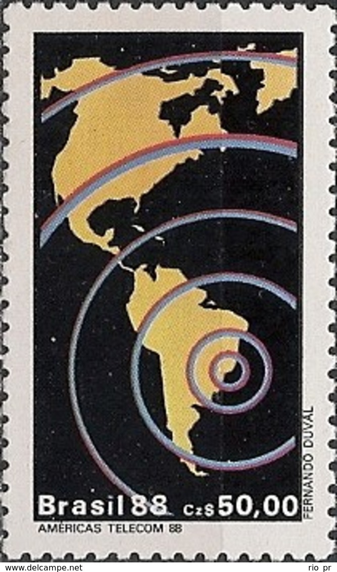BRAZIL - TELECOM'88, RIO DE JANEIRO 1988 - MNH - Télécom
