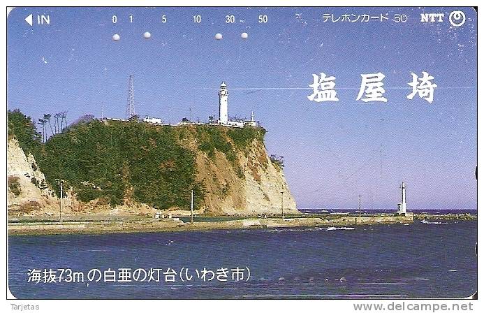 TARJETA DE JAPON DE UN FARO (LIGHTHOUSE) - Faros