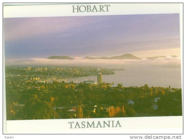 Australie Tasmania Hobart View From Mt. Nelson  CPSM TBE - Hobart