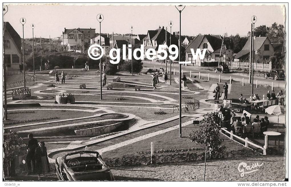 STELLA-PLAGE - Golf Miniature - Boulevard Labrasse (animée Avec Ford Vedette Et Hôtel Des Sables D´Or) - N° 294 - Autres & Non Classés