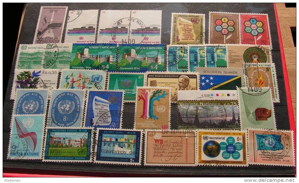 == UNO Lot 33pc - Used Stamps