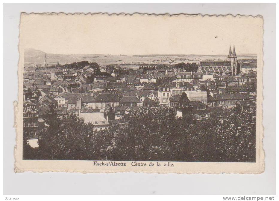 CPA ESCH SUR ALZETTE En 1949 - Esch-sur-Alzette