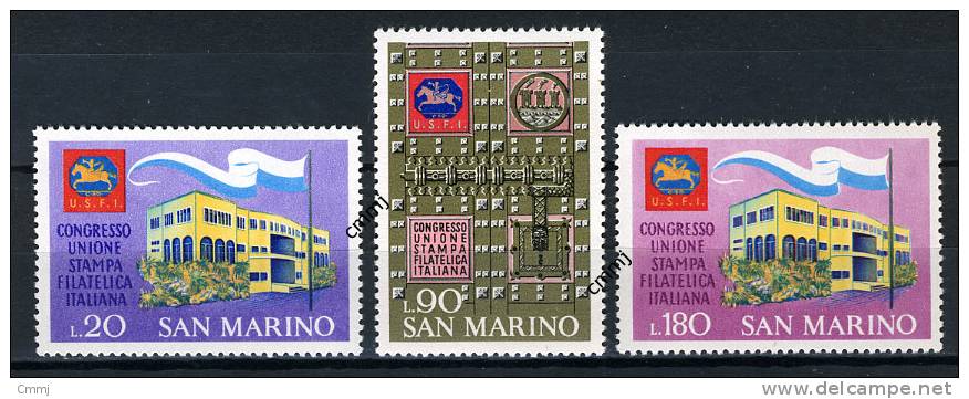 1971 - SAINT-MARIN - SAN MARINO - Sass. 829/31 - MNH - New Mint - ( L162516 / BO21102016) - Nuevos