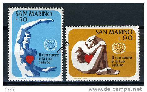 1972 - SAINT-MARIN - SAN MARINO - Sass. 865/66  - MNH - New Mint - - Ongebruikt