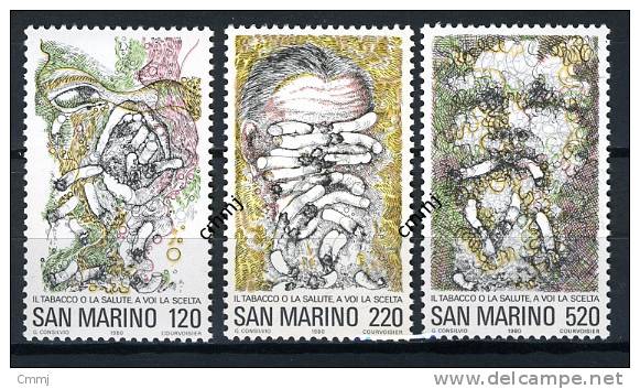 1980 - SAINT-MARIN - SAN MARINO - Sass. 1050/52 - MNH - New Mint - - Unused Stamps