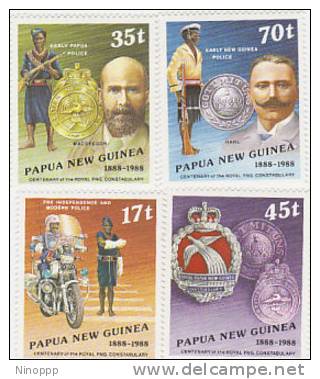 Papua New Guinea 1988 Police    MNH Set - Papua New Guinea