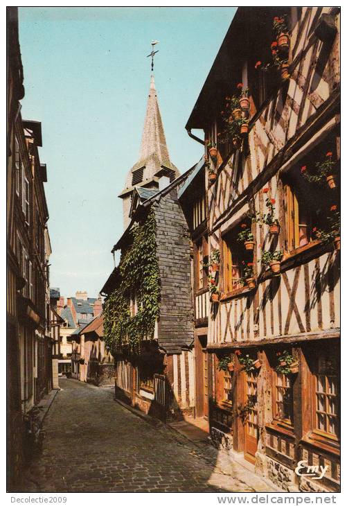 BR3211 Honfleur Vieille Rue Typique De Sainte Cathrine  2 Scans - Herouville Saint Clair