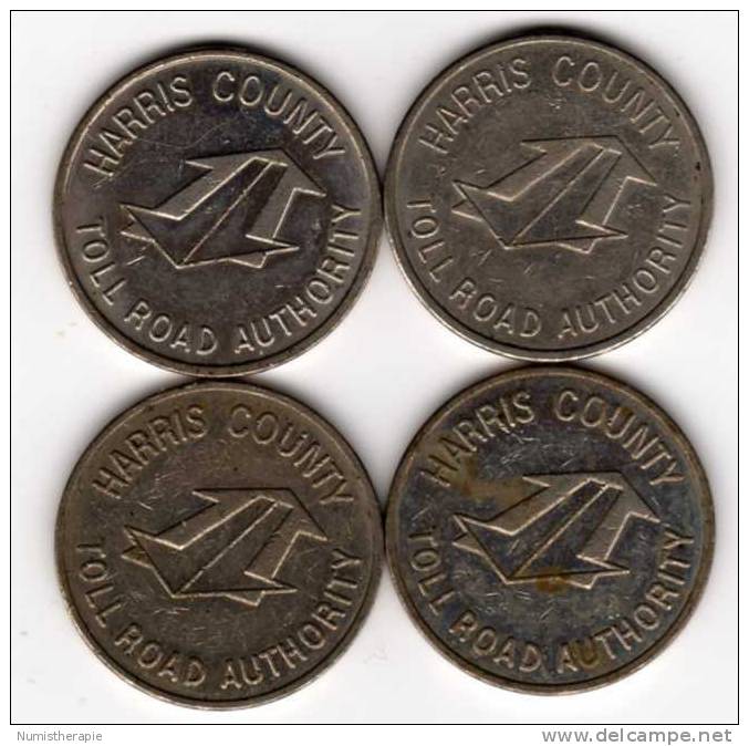 Jeton De Péage USA : Harris County Toll Road Authority - Monedas/ De Necesidad