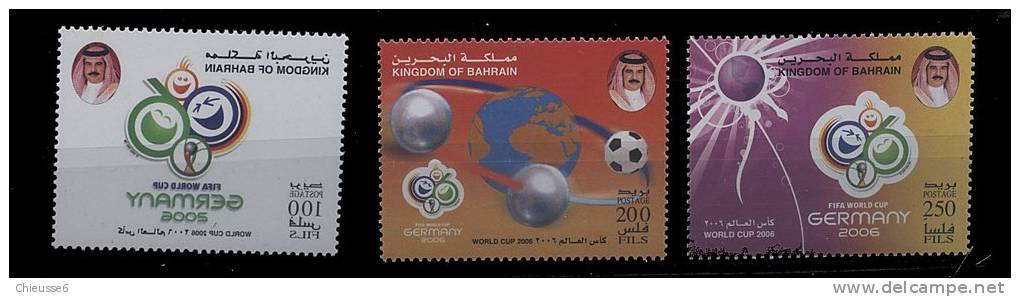 Bahrain ** N° 794 à 796 - Coupe Du Monde De Foot - - Bahreïn (1965-...)