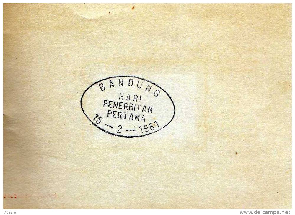 Indonesien 75 Sen ** 1961, Sonderausgabe Postfrisch In Kleiner Mappe, Diawatan Pos Telegrap Dan Telepon Rep. Indonesia - Indonesien