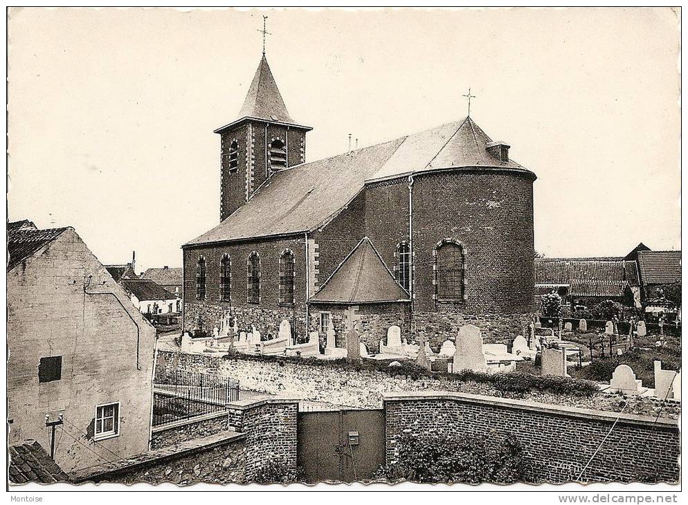 Cpsm Montignies-lez-Lens Eglise St Martin (noir Et Blanc) - Lens