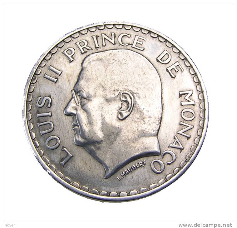 Monaco - 5 Francs - 1945 - TB+ - Alu - 1922-1949 Louis II