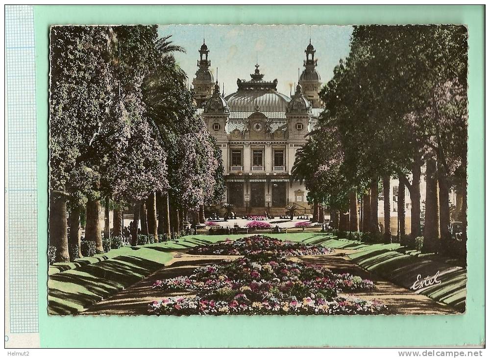 Principauté De MONACO - Monte-Carlo - Façade Et Jardins Du Casino (voir Détails Scan) - Editions ESTEL N° 1706 - MEE327 - Casinò