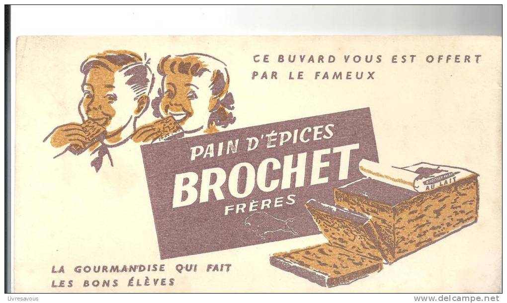 Buvard Pain D'épices Brochet Frères - Pain D'épices