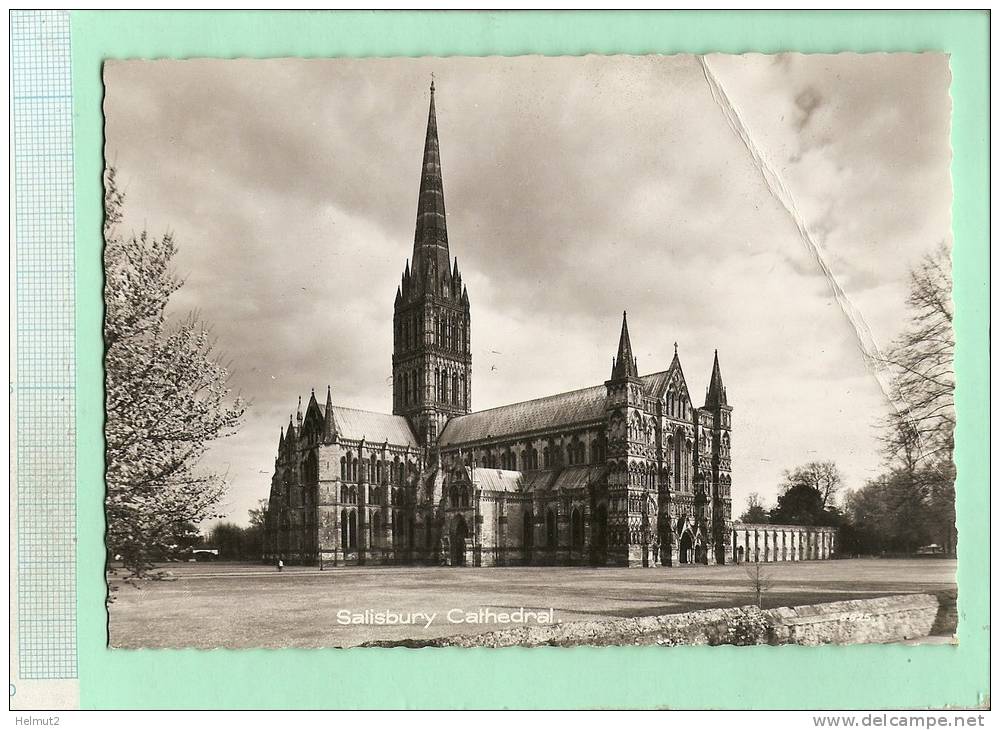 SALISBURY Cathedral - Royaume Uni - Angleterre - Wiltshire (voir Détails Scan) Cathédrale De ..-MEE330 - Salisbury