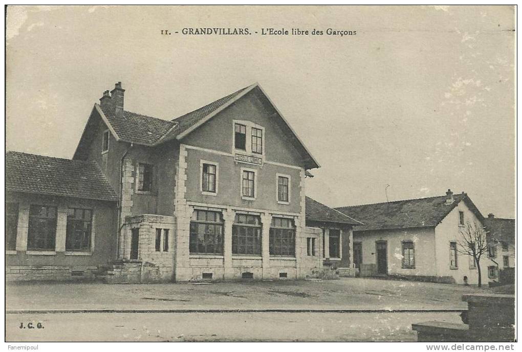 GRANDVILLARS.   L'Ecole Libre Des Garçons - Grandvillars