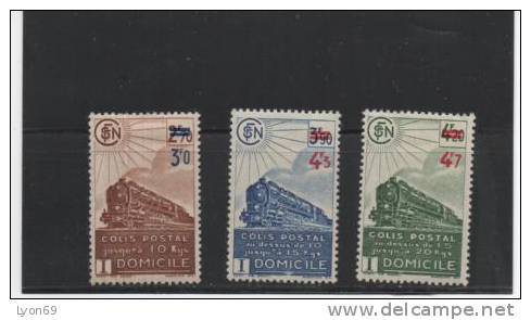 COLIS POSTAUX N° Y VERT 204/7   NEUF - Neufs