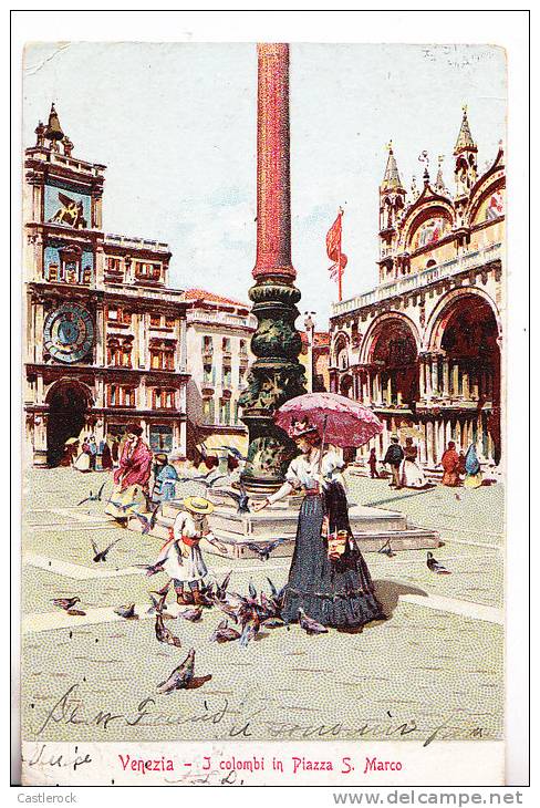 T)1905,CIRC.POSTAL CARD ITALY TO USA,VICTOR EMMANUEL III,10c.- - Interi Postali
