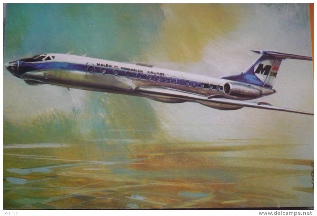 MALEV  TU 134     AIRLINE ISSUE - 1946-....: Moderne