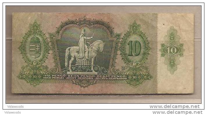 Ungheria - Banconota Circolata Da 10 Pengo - 1936 - - Hungary