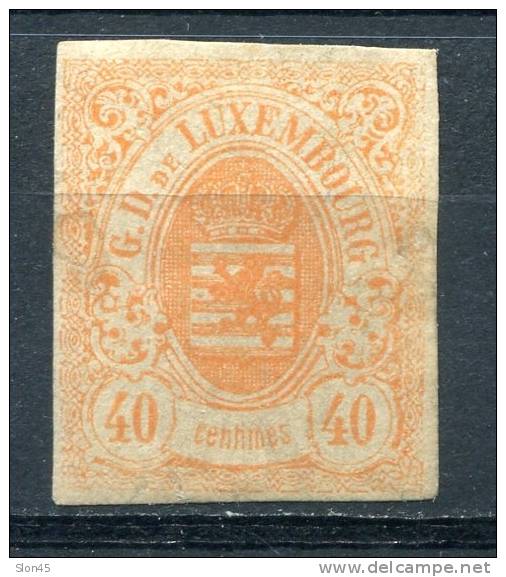 Luxembourg 1859-4 Sc 12 MH CV $1200 Coat Of Arms - 1859-1880 Stemmi