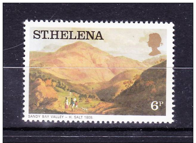 SAINT  HELENA  ISLAND    1976  , Paintings - Landscapes   ,  6 P   ,  Y&T 287   , Cv 0,20 E ., ** M N H , V V F - Isola Di Sant'Elena