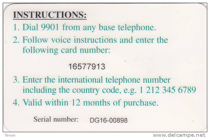 Diego-Garcia, DGA-12, Sunset And Palm Tree $100, 2 Scans. - Diego-Garcia