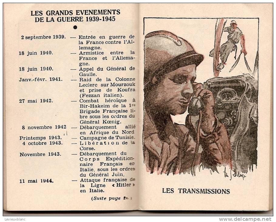 Calendrier /Agenda Du Soldat//1951           CAL47 - Other & Unclassified