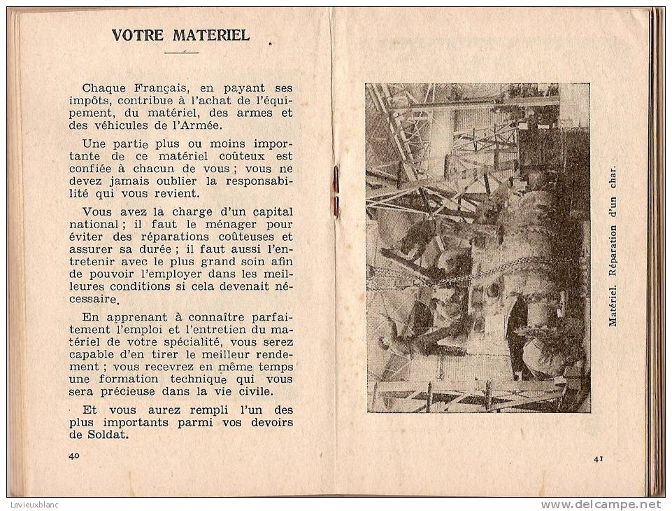 Calendrier /Agenda Du Soldat//1952           CAL48 - Autres & Non Classés