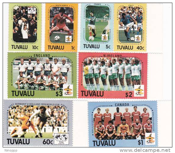 Tuvalu 1986 World Soccer Championship Set MNH - Tuvalu (fr. Elliceinseln)