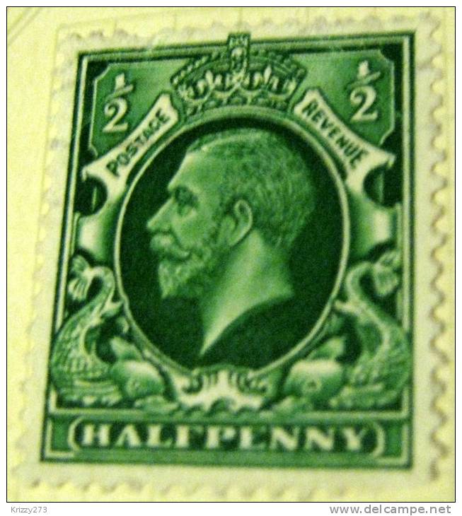 Great Britain 1934 King George V 0.5d - Mint - Unused Stamps