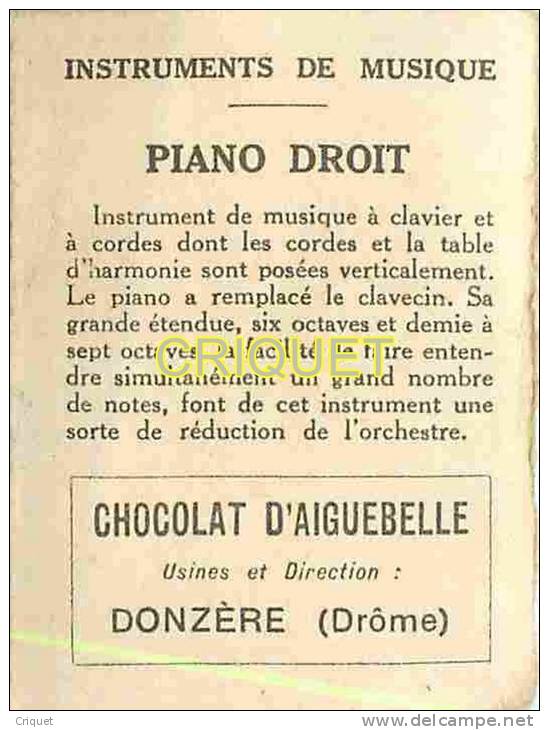 Chromo Aiguebelle, Le Piano Droit - Aiguebelle