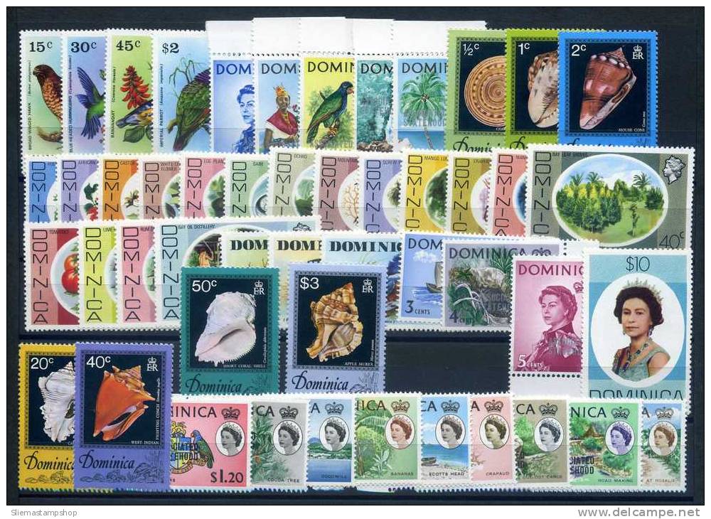 DOMINICA - 49 VALUES - V5810 - Dominica (1978-...)