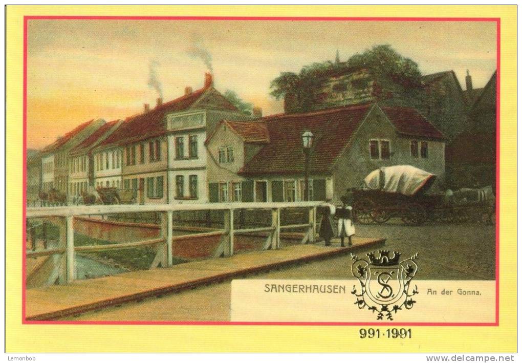 Germany, Sangerhausen, An Der Gonna, Reproduction, 1991 Unused Postcard [10110] - Sangerhausen